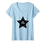 Womens Dad You're A Star Cool Family V-Neck T-Shirt