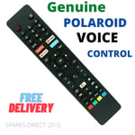 Voice Bluetooth Remote Control For Polaroid PL55UHDG Smart 4K HDTV android TV