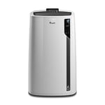 De'Longhi Pinguino PACEL92HP Portable 9,800 BTU Air Condionter, 4 in 1 Air Conditioning, Heater and Dehumidifer, Rooms up to 85m³, Window Kit Included, A+ Energy Efficiency, White