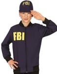 FBI Kostymesett - Jakke med Caps til Barn