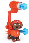 Paw Patrol, Movie Collectible Zuma Action Figure with Clip-on Backpack and 2 Projectiles, Kids’ Toys for Ages 3 and up