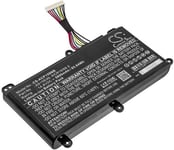 Kompatibelt med Acer Predator 17X, 14.8V, 5800 mAh