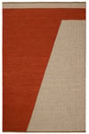 Chhatwal & Jonsson - Una Spårbar Ullmatta Rust/Beige/Off White