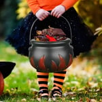 with Handle Halloween Candy Kettles Plastic Halloween Cauldron  Kids Toy