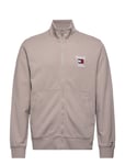 Tju Relaxed Terry Zip Up Tops Sweat-shirts & Hoodies Sweat-shirts Grey Tommy Jeans