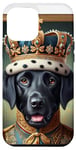 iPhone 14 Pro Max Royal Dog Portrait Royalty Labrador Retriever Case
