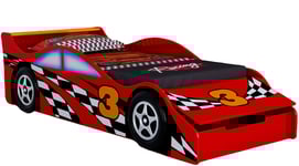 Racing Junior Bil säng i Trä (140 cm)