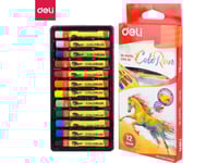 Deli Oljepastellkritor C20200 12 Färger