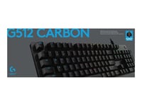 Logitech Gaming G512 - Clavier - backlit - USB - QWERTZ - Allemand - commutateur : GX Brown Tactile - carbone