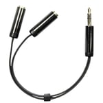 hbb 3.5mm hane till 2x3.5mm hona med 3 års garanti