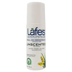 Lafe&apos;s Roll On Unscented Deodorant with Witch Hazel & Aloe -