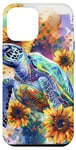 iPhone 12 Pro Max Turtle Beach Turtles Blue Ocean Design Case