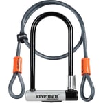 Kryptonite KryptoLok Standard U-lock 4 foot Kryptoflex cable SOLD SECURE GOLD