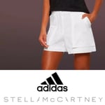 Adidas Stella Mccartney Womens Shorts Canvas Bermuda Shorts 100% Cotton Rrp £40