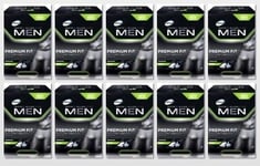 TENA Men Premium Fit Protective Underwear Level 4 Large X80: 10 Packs of 8 Pants