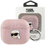 Karl Lagerfeld Monogram Karl Head-deksel til AirPods 3 - rosa
