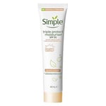 Simple Protect 'N' Glow SPF 30 For Glowing Skin Triple Protection Moisturiser C