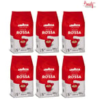 6 x 1kg Lavazza Qualita Rossa Coffee Beans FREE DELIVERY