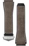 TAG Heuer Strap Connected 45 Leather Rubber Brown No Buckle BT6238