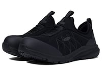 KEEN Utility Women's Vista Energy Shift Low Composite Toe ESD Slip on Industrial Work Sneakers, Black/Black, 6.5 UK