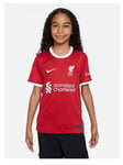 Nike Liverpool FC Junior Home 23/24 Short Sleeved Shirt - Red, Red, Size Xs (6-7 Years)