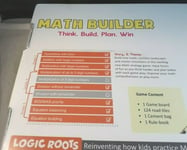 Logic Roots Math Builder Board Game Think, Build, Plan, Win New  Sealed Age 8+