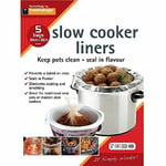 Toastabags Pk Of 5 Slow Cooker Liners 30 x 55cm Croc Pot Liner Round Or Oval
