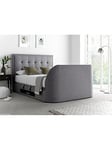 Lilly Tv Ottoman Bed With Mattress Options (Buy And Save!) - Fits Up To 43 Inch Tv - Bed Frame With Platinum Pocket Mattress