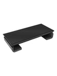 Ergonomic tabletop monitor riser 420-520 mm long 2x USB 3.0 1x USB-C 25 kg