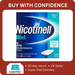 Nicotinell 2mg Nicotine Gum Pieces Mint Sugar-Free (Brand New)