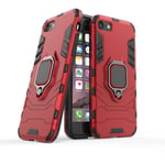 iPhone SE 3 5G (2022) / SE 2020 / iPhone 8/7 - Hybrid cover med Kickstand - Rød