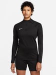 Nike Dri-FIT Strike Dril Long Sleeve Top - Black, Black, Size M, Men