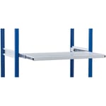 Utdragbar hylla 1000 x 600 mm Galvaniserad