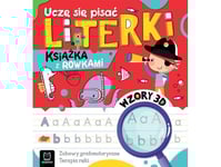Lära Sig Skriva Bokstäver. Spårbok. 3D-Mönster. Grafomotoriska Spel, Handterapi