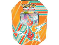 Pokebox Motisma - 190 Pv - Pokemon Carte Francaise A Collectionner - Set Boite Metal Orange + 1 Carte Tigre