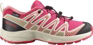 Salomon Kids' XA Pro V8 Waterproof Rouge Red/vanilla Ice/flamingo Pink, 32