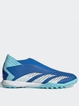 adidas Mens Predator Accuracy Laceless 20.3 Astro Turf Football Boot - Blue, Blue, Size 9, Men