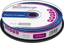 Mediarange MR501 BD-RE 25GB 2X (10) CB Cake Box Rewritable