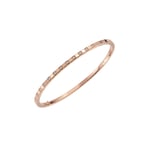 Chopard Ice Cube 18ct Rose Gold Diamond Bangle - S