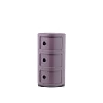 Kartell - Componibili 4967, Violet, 3 Compartments