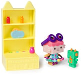 Gabby’s Dollhouse, Celebration Series Baby Box Cat Bobble Figure with Dollhouse Furniture and Accessories, Kids’ Toys for Girls & Boys Aged 3 and Up
