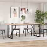 Bordsben för matbord O-ram 180x80x73 cm stål