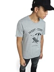 JACK & JONES Men's Jjsummer Solid Tee SS Crew Neck T-Shirt, Light Grey Mix, L