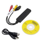 QI06645-Convertisseur numérique VHS vers USB 2021. convertisseur vidéo 4 canaux Audio Easycap. boîtier de Capture VCR TV. Support