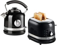 Kettle & Toaster Set, Moderna, Italian Design, Black , Ariete