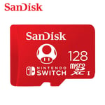SanDisk 128GB microSDXC Memory Card for Nintendo Switch UHS-I U3 100MB/s SDSQXAO