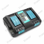For Makita DC18RD Rapid Battery Charger 18v Li-Ion BL1850 Twin Double Port  240V