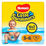 6 PACK Huggies Little Swimmers, Swim Nappies, Size 5-6 - (66 Pants)