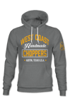 West Coast Choppers Handmade Hoodie Grå