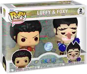 Pop! One Piece Luffy & Foxy 2 Pack Vinyl Figures